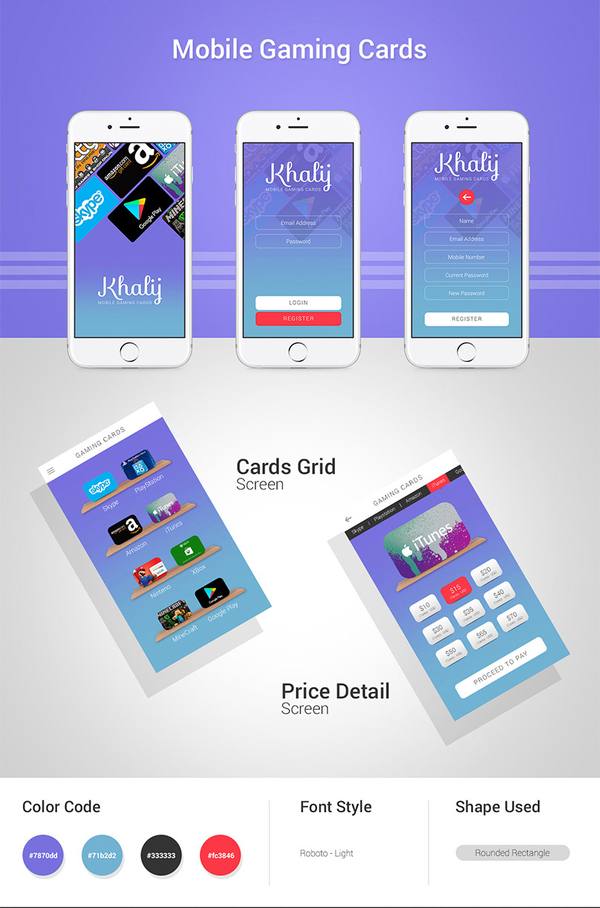 Gaming Cards App